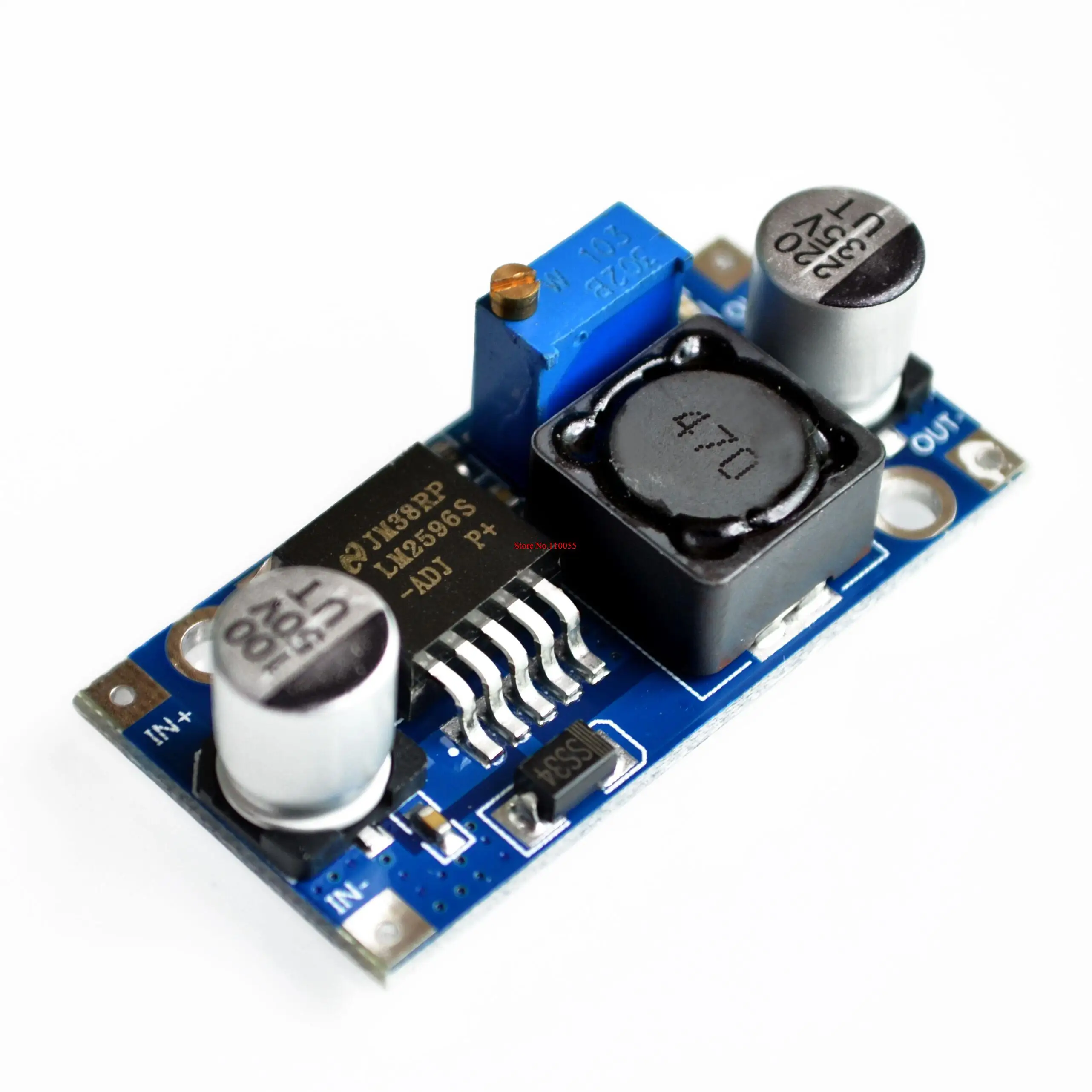 LM2596S DC-DC abaisseur module d'alimentation d'entrée de 3V-40V sortie 1.5V-35V