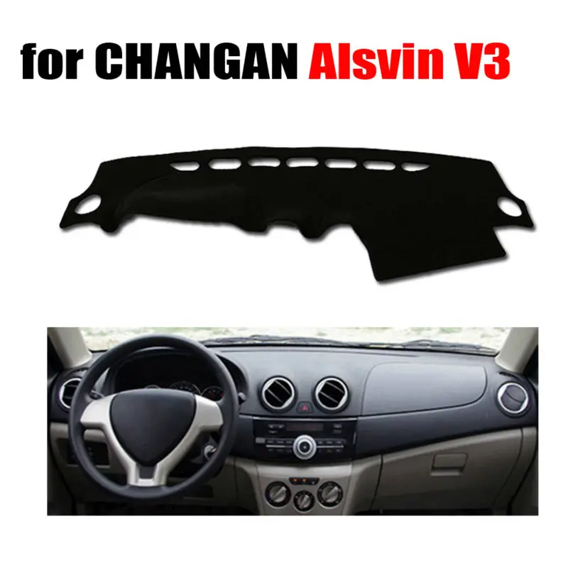 Приборная панель автомобиля охватывает коврик для CHANGAN Alsvin V3 все годы левого