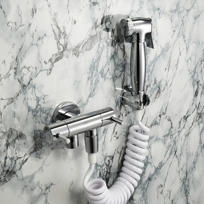 Toilet Bidet Shower Hand Sprayer Shower Bidets Bathroom Chrome Plated Brass Bath Accessories With 1.5m Shower Hose Telescopic Toilet Bidet Shower Hand Sprayer Shower Bidets Bathroom Chrome Plated Brass Bath Accessories With 1.5m Shower Hose Telescopic