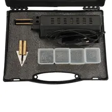 Car Tool 50W Hot Staplers Car Bumper Plastic Welding Torch Fairing Auto Body Tool Welding Machine 0.6/0.8mm + 200 Stapler