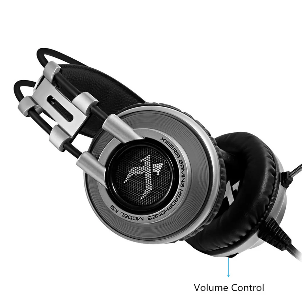 XIBERIA K9 Casque PS4 Headset with Mic Stereo Gaming Headphones for Cell Phone New Xbox One Laptop PC (5)