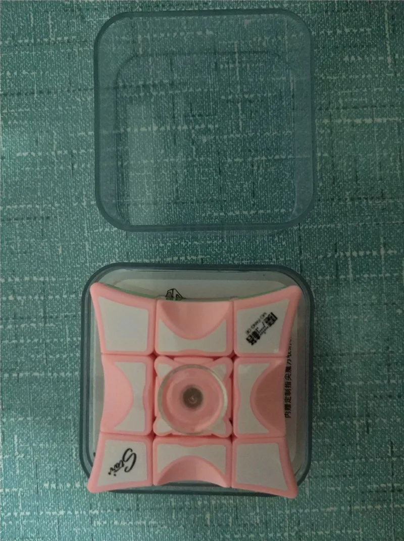 QIYI Fingertip Cube Fingertip Gyro Cube Развивающие игрушки 1x3x3 головоломка волшебный куб игрушки для детей и взрослых Cubo Magico подарок
