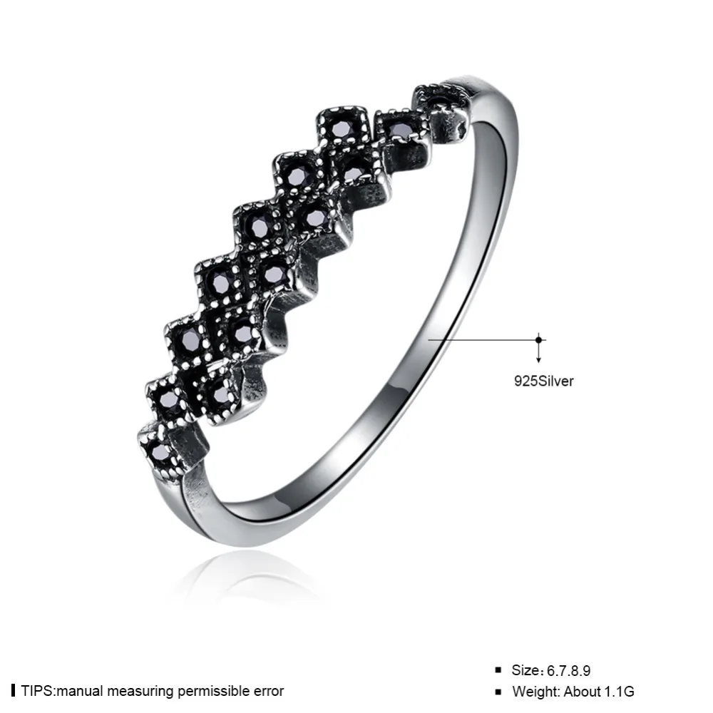 

100%925 sterling silver ladies fine personalized double row zircon opening sterling silver ring Popular jewelry SVR265