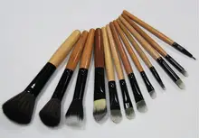 12PCS Fashion Pro Makeup Brush Set Cosmetic Tool Leopard Bag Beauty Brushes Hot Selling