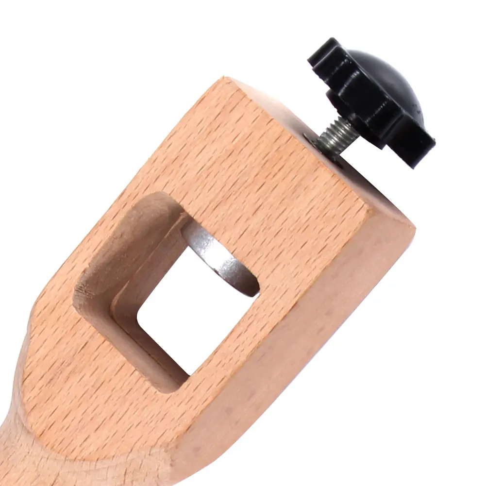 Kaufen Einstellbare Leder Handwerk Cutter Strap Gürtel DIY Hand Schneiden Werkzeuge Präzise Holz Leder Streifen Cutter mit 5 Scharfe Klingen