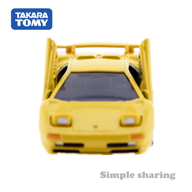 Tomica Премиум № 15 Lamborghini Diablo SV желтый Takara Tomy металлические литая Игрушечная модель автомобиля игрушки для детей коллекционные