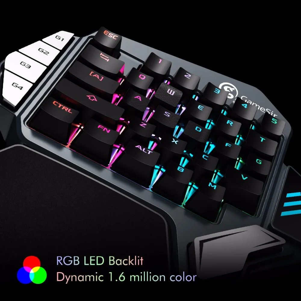  GameSir Z1 Gaming Keypad for PUBG FPS Mobile games AoVMobile Legends RoS. One-handed Cherry MX red 