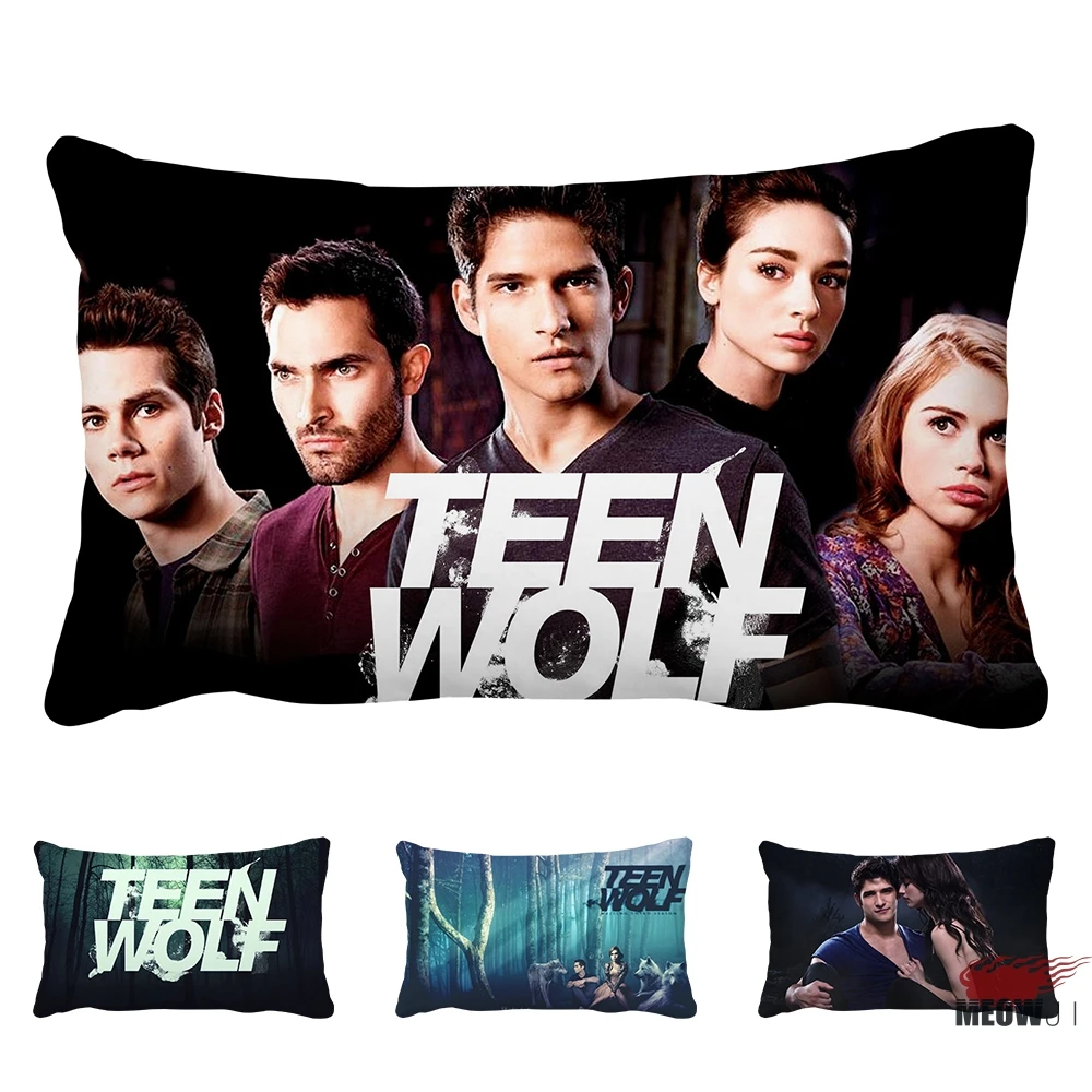 Teen wolf Multi Size Rectangle Throw Pillow Case Free Shipping