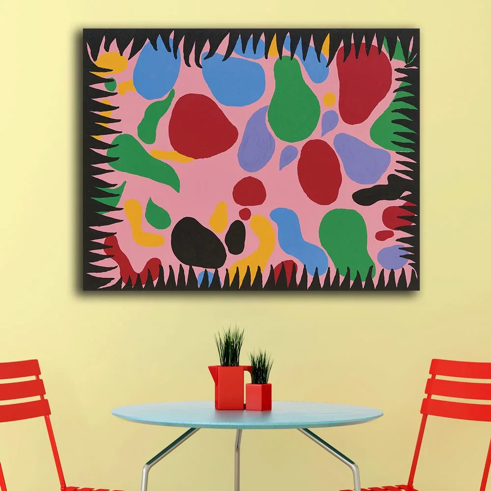 Большая картина маслом на стену Yayoi Kusama MY FORSAKEN LOVE Home декоративная для гостиной |