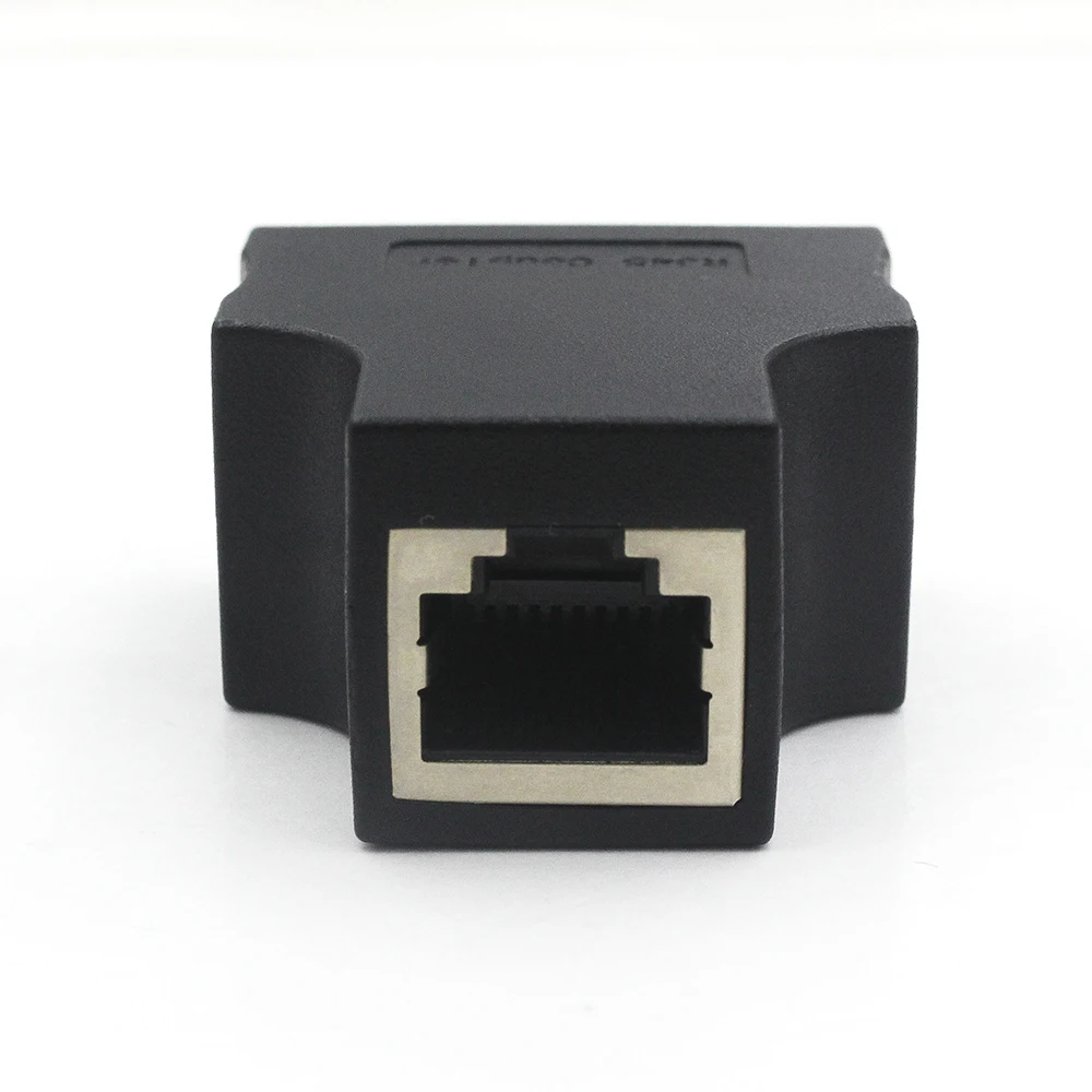 RJ45 гнездо к гнезду 1 2 способа LAN Ethernet сетевой кабель женский адаптер разъём