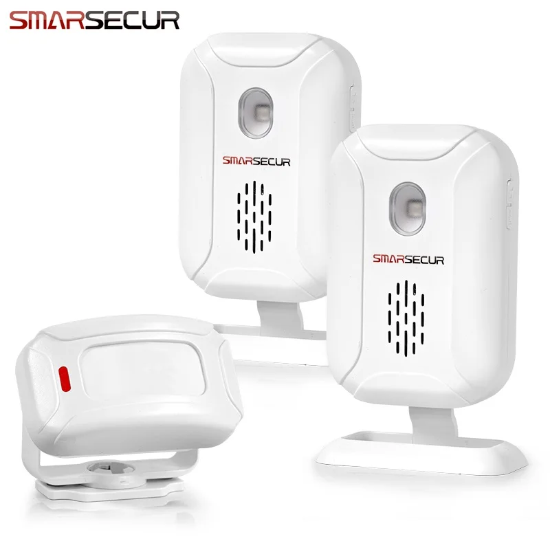 

Welcome Chime Wireless Infrared IR Motion Sensor Door bell Alarm Entry Doorbell Reach 150m