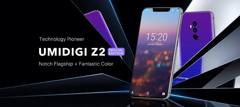 UMIDIGI Z2 специальное издание Helio P23 2,0 ГГц 19:9 6," FHD+ полный экран 4G+ 64 ГБ Android 8,1 телефон 18 Вт Быстрая зарядка разблокировка лица