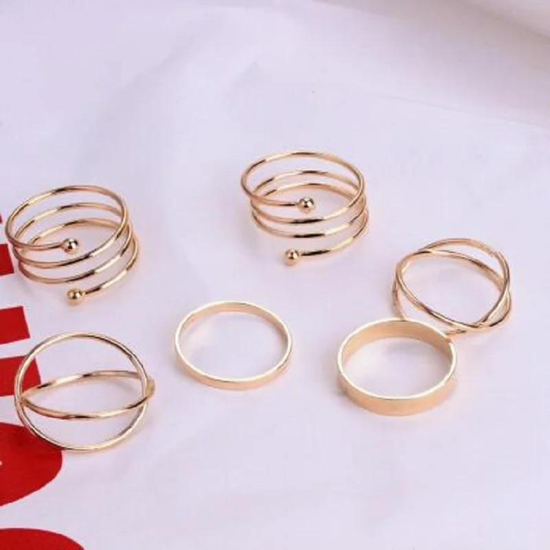 Кольца на кастет для женщин и девушек, набор колец на палец,, подарок на день Святого Валентина