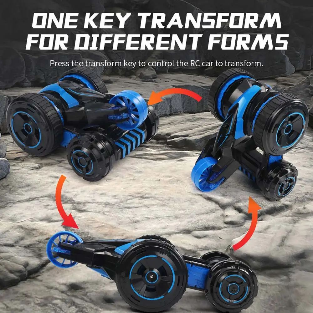 

5pcs RC Car Toy Q49 Overturn Cool Special Cars 360 Degrees Rotating Double-sided Stunt Car Model