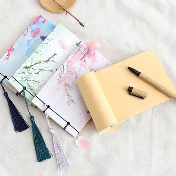 

Chinese style Ancient Wind Line Paper Hand-made Notebook Creative Ancient-imitating Notebook