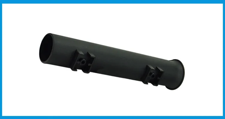 2X Черный ABS пластиковый кронштейн удочки держатель легкий Удочка прядильные принадлежности прочный полюс крепление для труб гнездо стойки