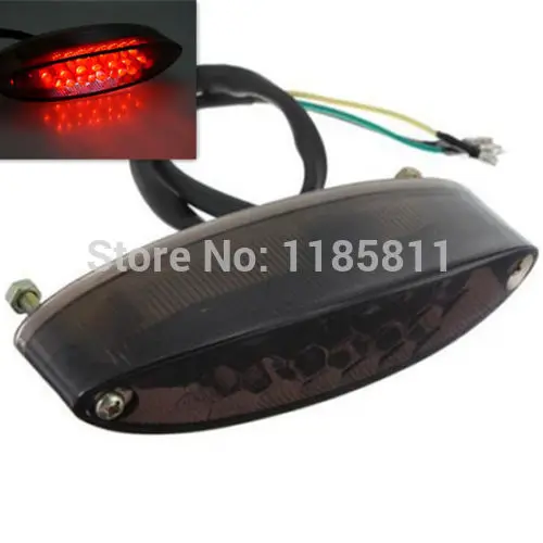 

Smoke 28 Led Tail Brake Stop License Plate Light For Suzuki DR DRZ Z 650 400 SM LT Honda XR CR Quad ATV MX Dual Sport Cafe Racer
