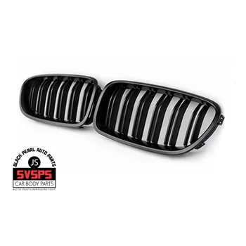 

High Quality ABS Front Middle Grille Double Slat Style Three Color Options For BMW 5-series F10 F11 F18 2010-2018 Year