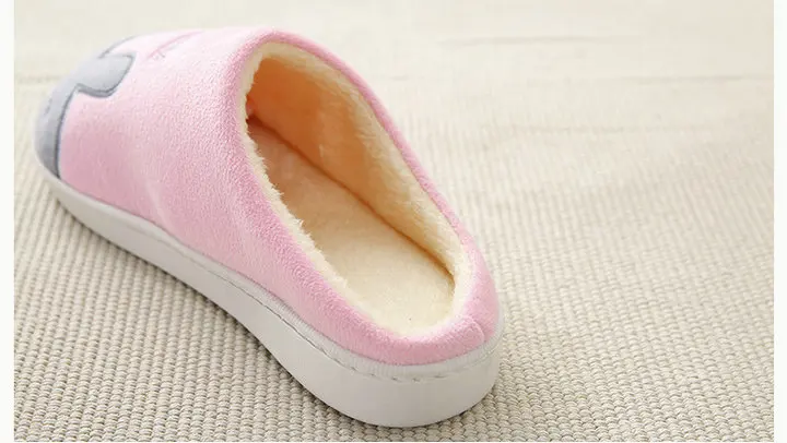 New Soft Sole Anti-slip House Cute Animal Design Slippers Fuzzy Men Woman Slipper For Indoor (7)