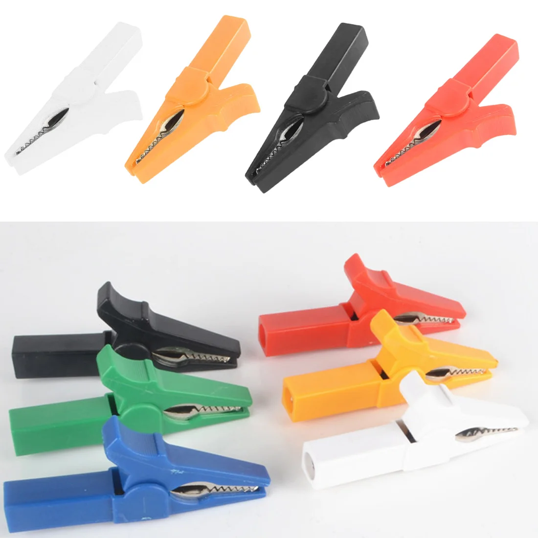 

Pure Copper 55mm Alligator Clips With Insulated Closed Test Line Clip