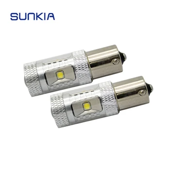 

SUNKIA 2Pcs/Lot High Power P21W BA15S S25 1156 30W 12V DC Car Turn Signal Reverse Parking Light Lamp Bulb Free Shipping
