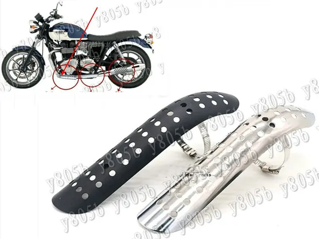 

Universal Metal Exhaust Heat Shield Guard For Suzuki Boulevard C50 Volusia 800 C90 M109R C109 Marauder 800 M50 Intruder LC1500