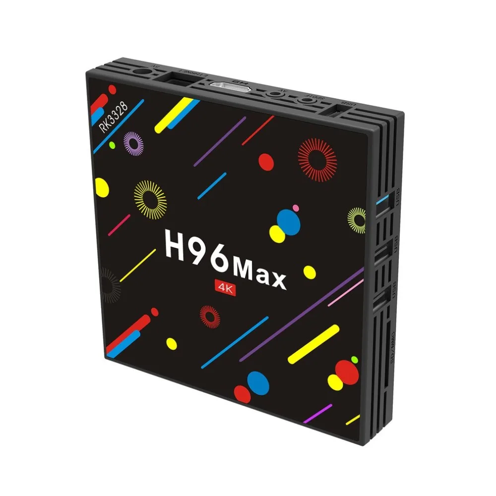 

H96 MAX H1 Android 7.1 TV Box RK3328 Quad Core 4 GB 32 GB Set Top Box 2.4G 5G WiFi 100 Mbps USB 3.0 BT 4.0 4 K Mediaspeler