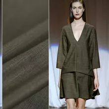 На Заказ Новинка года окрашенная пряжа шерстяная ткань большой материал супер мягкие осенне Зимняя шерстяная одежда ткани