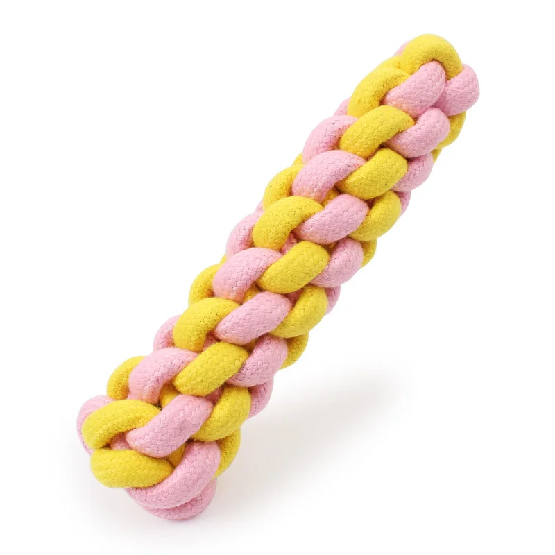 1pc Pet Products Corn on The Cob Dog Toys Cotton Rope Knot Braided