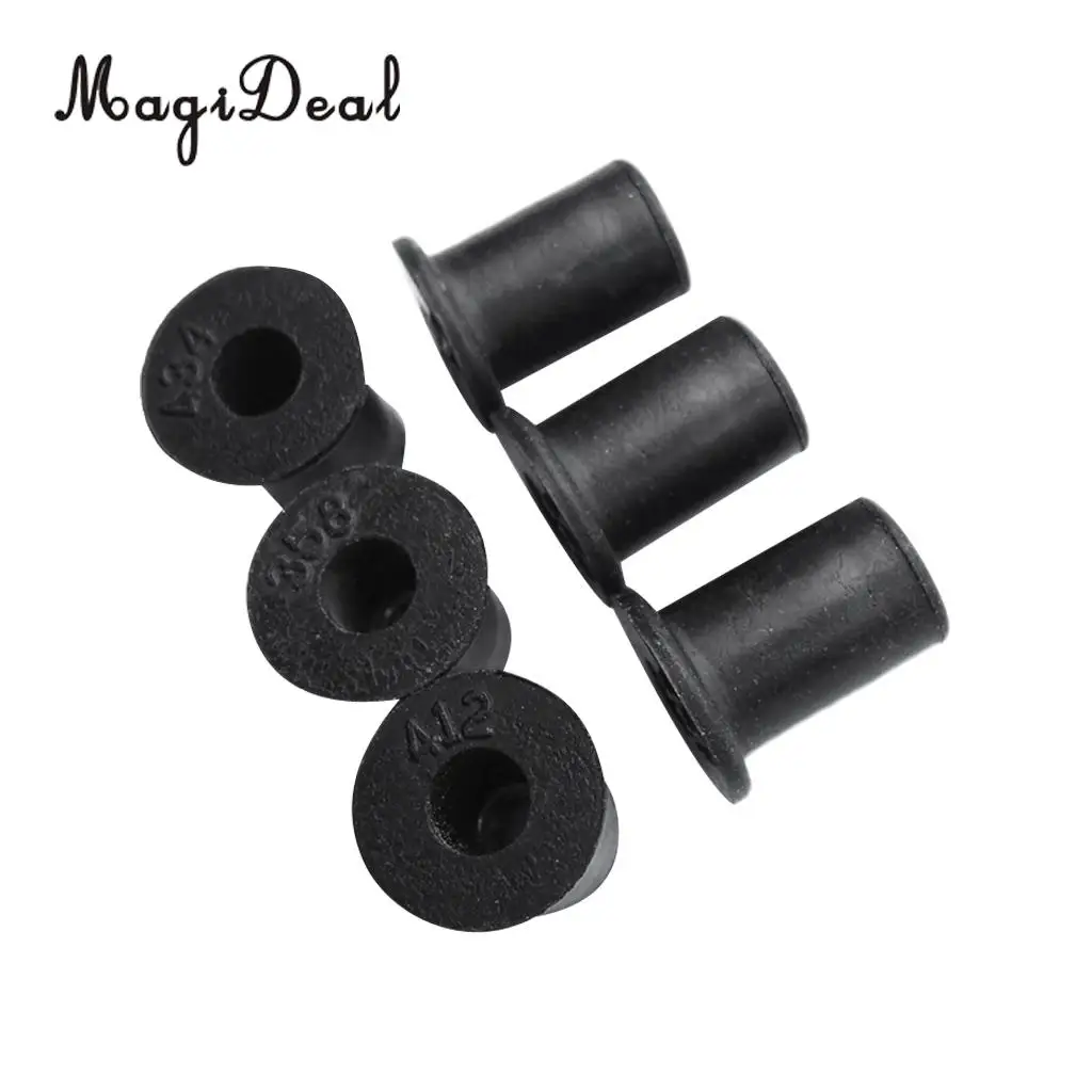 MagiDeal 18Pcs Rubber Well Nuts M4 M5 M6 Brass Metric Wellnuts Motorcycle Windscreen