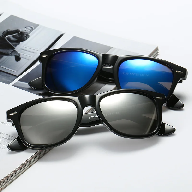 

2019 New Fashion Black Frame Women Square Sunglasses Classic Men Retro Rivet Shades Brand Designer Sun Glasses gafas UV400