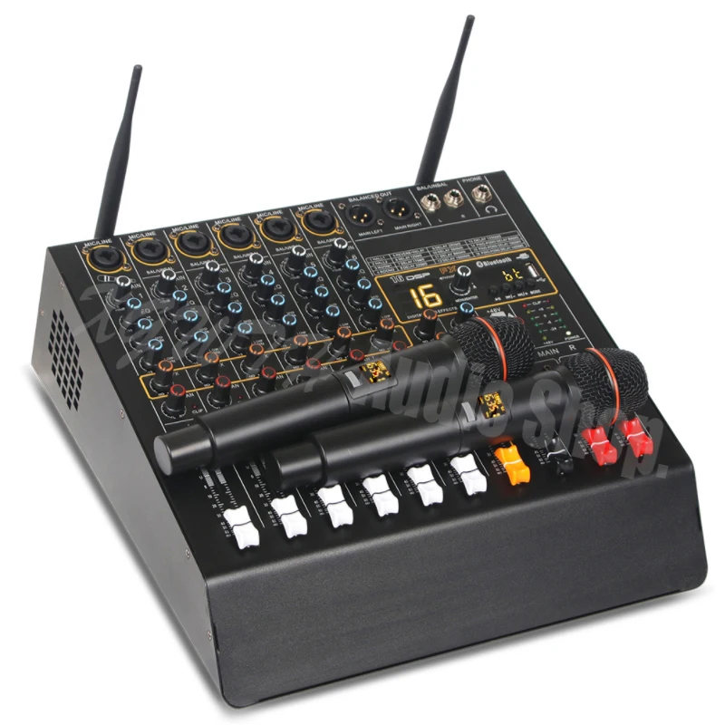 6 Channel 16 DSP Digital Effect Power Amplifier