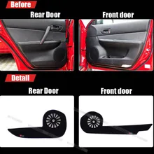 4 шт тканевая дверца защитные подстилки анти-кик декоративные колодки для Mazda 6 2006