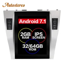 Android 7 Tesla style Car GPS Navigation For TOYOTA CAMRY 2007-2011 stereo multimedia no DVD player radio tape recorder headunit