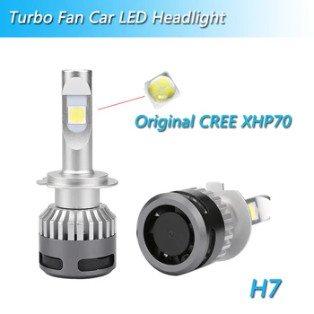 

12V 2PCs Mini XHP70 led H7 H4 LED Bulbs Cars Headlight H11 9012 H9 9005 HB3 9006 HB4 110W 13200LM 6000K Auto Headlamp Fog Light