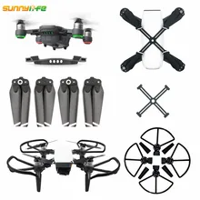 Sunnylife DJI Spark Accessories 4730 Propeller + Propeller Fixator + Propeller Guard with landing gear +Battery Buckle Cover