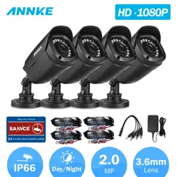 ANNKE HD 1080 P 2MP TVI Проводная система видеонаблюдения Пуля Открытый всепогодный камеры скрытого видеонаблюдения с Смарт ИК 66ft ночное видение