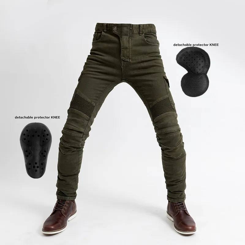 

2019 New KOMINE UBS06 Jeans Leisure Motorcycle Men's Off-road Outdoor Jeans/cycling Pants With Softer Protect Equipment