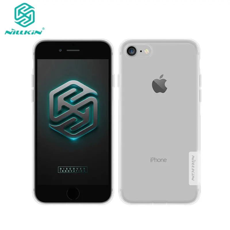 

sFor iPhone 7 Case Nillkin Nature Series Clear TPU Cover Case For iPhone 8 7 Plus 4.7'' & 5.5''