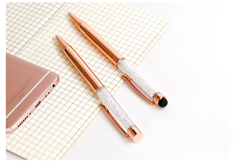 2 Me to We Globe Pen Black Ink Rose Gold W/box for sale online 