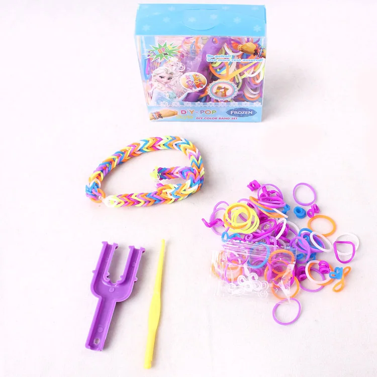 Frozen Diy Color Band Set Fashion Bracelets For S Toy Fun Loom Frozen Diy Color Band Set Fashion Bracelets For S Toy Fun Loom Rubber Bands Whole In Charm From Jewelry