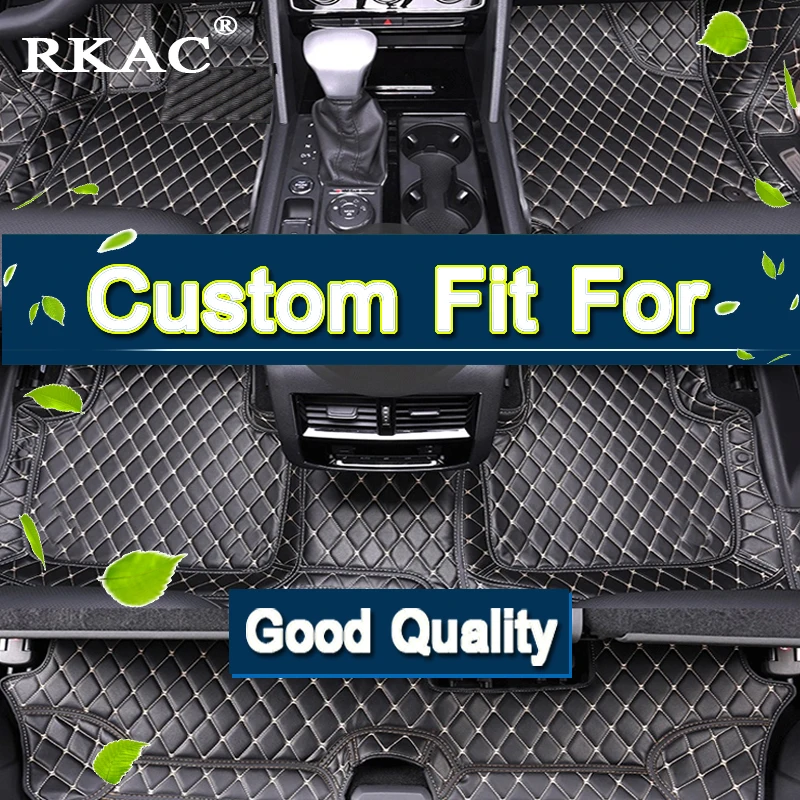 RKAC Custom fit 3D автомобильные коврики для Toyota vxr ковровое покрытие liner 7 мест водонепроницаемый хорошее качество кожи