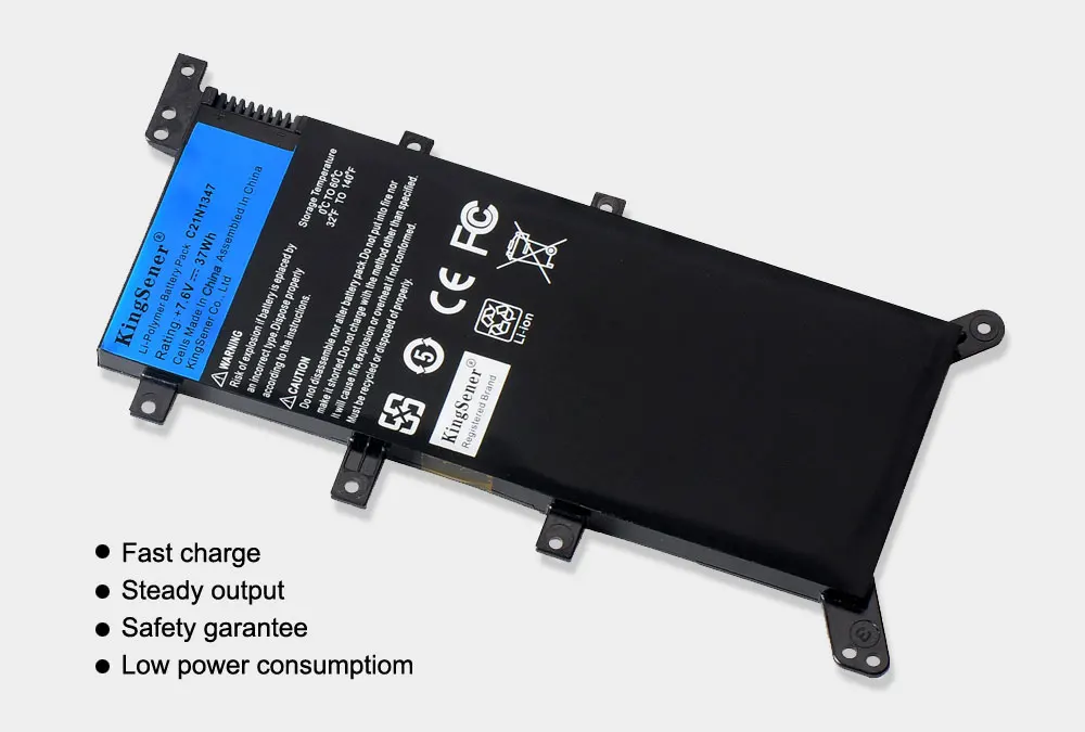 Skup 7.5V 37WH KingSener C21N1347 nowy bateria do laptopa asus X554L X555 X555L X555LA X555LD X555LN X555MA 2ICP4 63 134 C21N1347