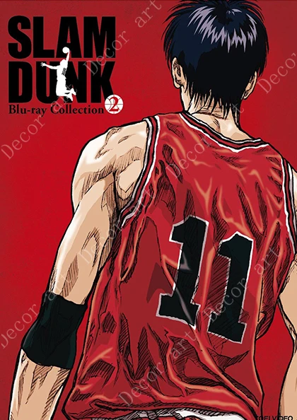 SLAM DUNK баскетбольный мальчик Rukawa Kaede аниме комиксы холст живопись ВИНТАЖНЫЙ