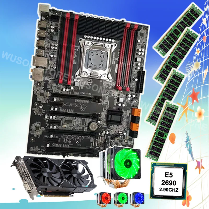 朗X79+2690+416 1600+GTX1050Ti+冰曼Fan副本