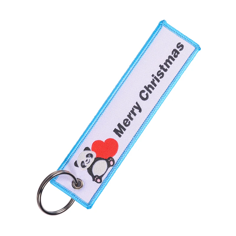 Fashion Christmas Gift Keychain  Lovely Panda Key Chain Motorcycles and Cars FashionableWoven Key Fobs Jewelry for Biker Lovers (6)