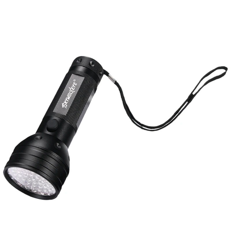 

Outdoor Lighting Tools LED Flashlight UV Aluminum Handheld Carpet Stains Detector Light Portable Flashlight Banknote ID Card