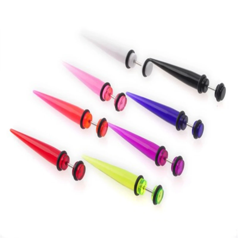 Covet Jewelry Cute Penguin Acrylic Fake Taper