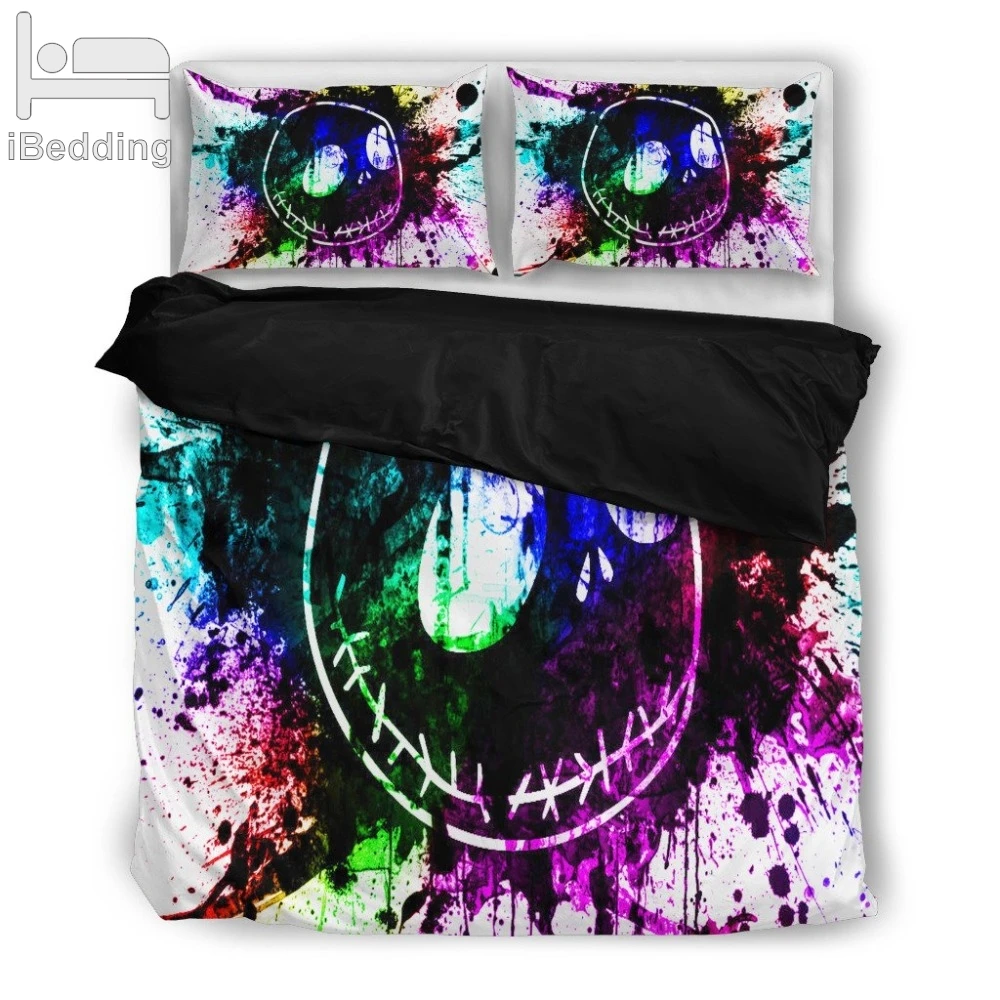 Nightmare Before Christmas 3D Bedding Sets Printed Duvet Cover Set Queen King Twin Size Dropshipping Custom