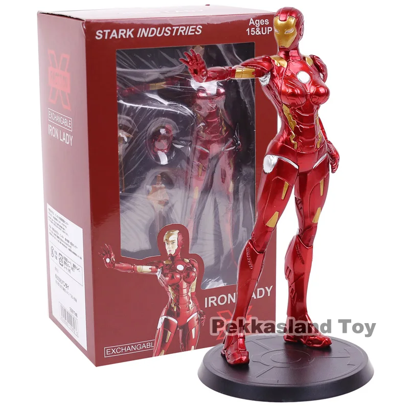 Iron Man Iron Lady Pepper Potts PVC 